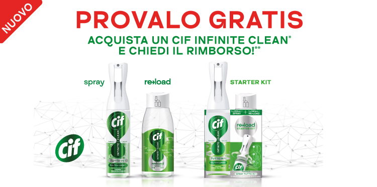 Cashback Cif provami gratis