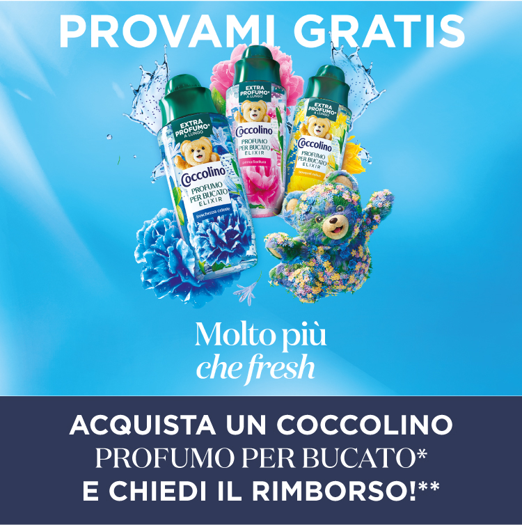 COCCOLINO PROFUMO PER BUCATO