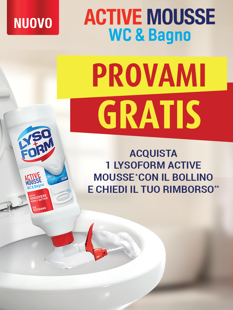 Cashback LYSOFORM PROVAMI GRATIS