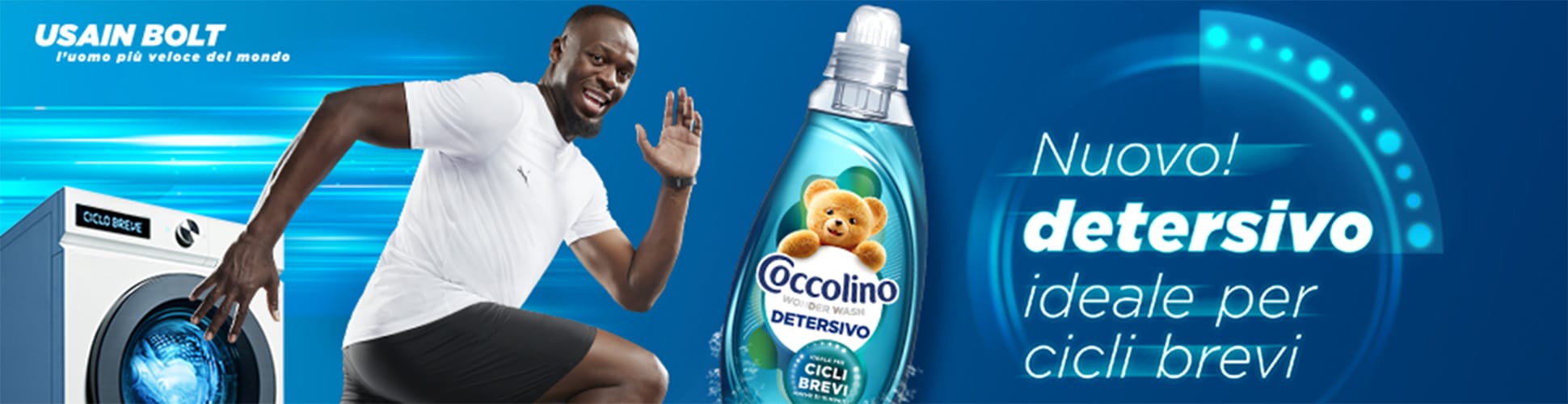 Nuovo! detersivo ideale per cicli brevi